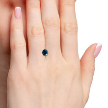 Load image into Gallery viewer, 1.25ct Blue Oval Modified Brilliant Montana Sapphire
