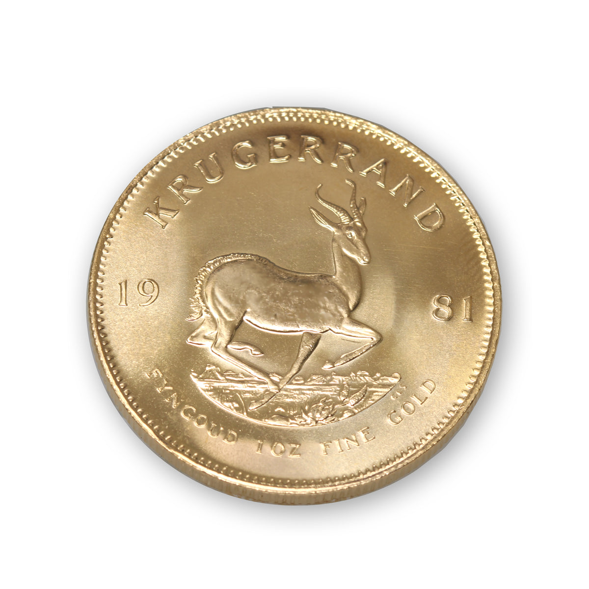 Fine Gold South African Krugerrand 1981 Hoover & Strong Outlet