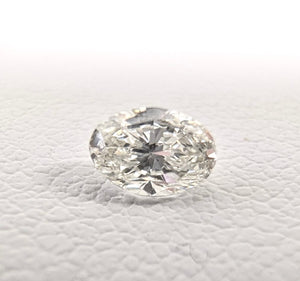 0.27ctw I-J VS Oval Cut Mined Diamond