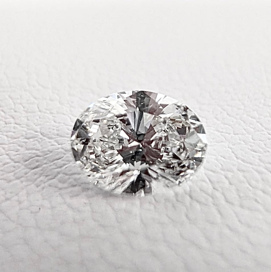 0.48ctw G-H I1 Oval Cut Mined Diamond
