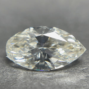 1ctw Fancy Light Brown SI2 Pear Shape Diamond