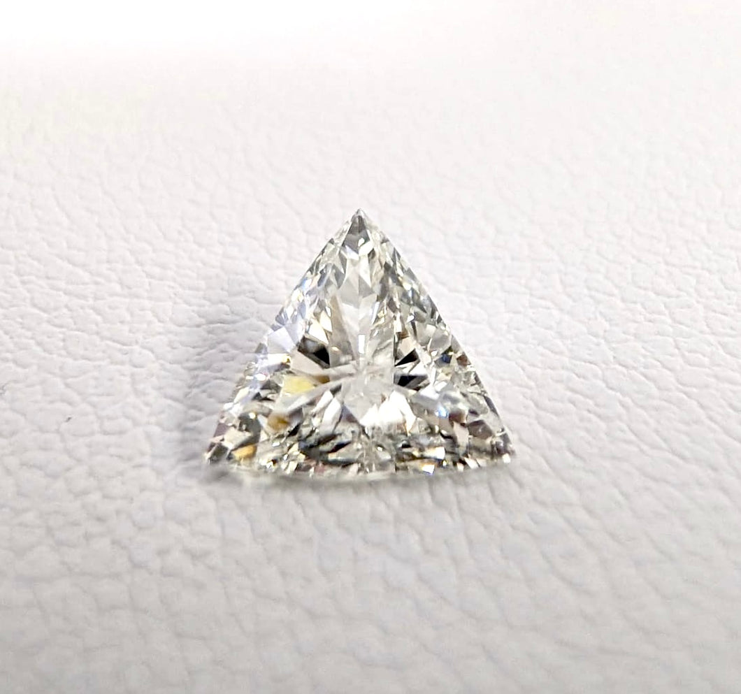0.52ctw H-I SI Trillion Cut Mined Diamond