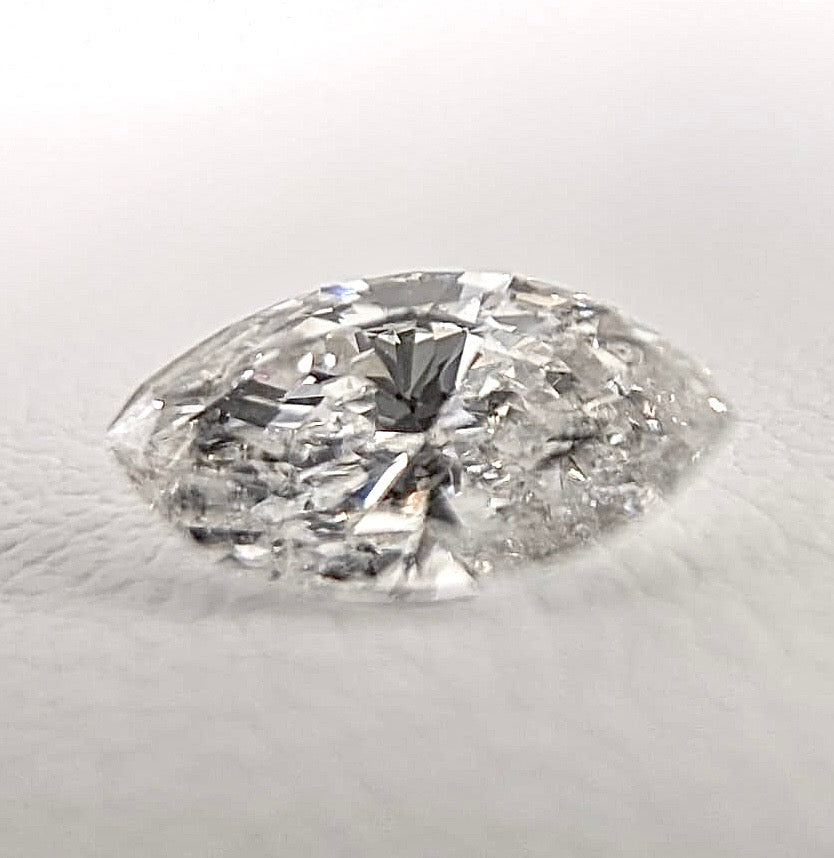 0.4ctw H-I SI2 Marquise Shape Mined Diamond