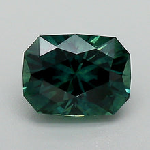 Load image into Gallery viewer, 1.12ct Greenish Blue Cut Cornered Rectangular Modified Brilliant Montana Sapphire
