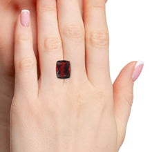 Load image into Gallery viewer, 9.01ct Purplish Red Cushion Cut Red Brazil Tourmaline, IGI Certified
