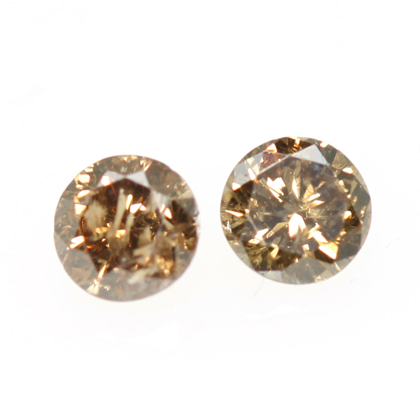 0.5ctw Fancy Yellowish Brown I3 Round Brilliant Diamond