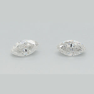 0.27ctw H-I I1 Marquise Shape Pair