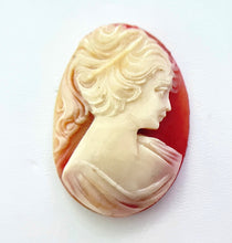 Load image into Gallery viewer, Recycled Shell Oval Cameo - 40x30mm II
