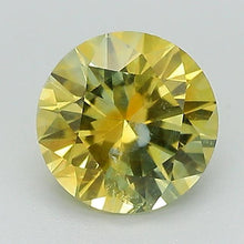 Load and play video in Gallery viewer, 1.53ct Yellow Round Brilliant Montana Sapphire
