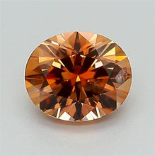 Load and play video in Gallery viewer, 0.96ct Orange Oval Brilliant Montana Sapphire

