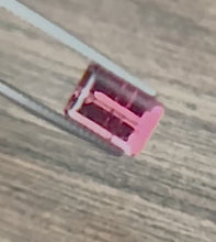 Load and play video in Gallery viewer, 4ct Pink Emerald Cut  Brazil Tourmaline
