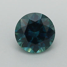 Load and play video in Gallery viewer, 0.82ct Blue Round Brilliant Montana Sapphire
