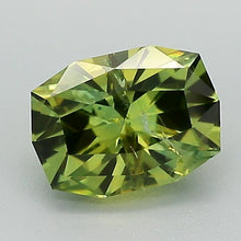 Load and play video in Gallery viewer, 1.24ct Green Modified Cushion Brilliant Montana Sapphire
