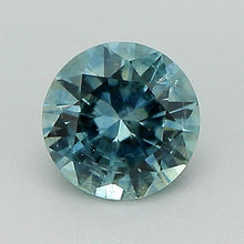 Load and play video in Gallery viewer, 0.81ct Blue Round Brilliant Montana Sapphire
