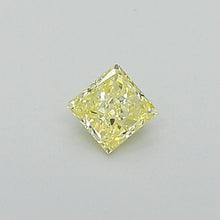 Load and play video in Gallery viewer, 0.49ctw Fancy Light Yellow SI Princess Cut Parcel
