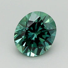 Load and play video in Gallery viewer, 1.13ct Greenish Blue Oval Brilliant Montana Sapphire
