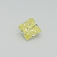 Load and play video in Gallery viewer, 0.49ctw Fancy Light Yellow SI Princess Cut Parcel

