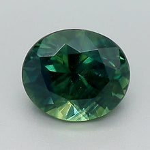 Load and play video in Gallery viewer, 1.19ct Green Oval Cut Sapphire  (Kenya)
