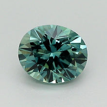 Load and play video in Gallery viewer, 0.94ct Greenish Blue Oval Brilliant Montana Sapphire
