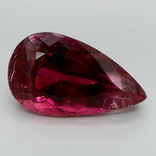 Load and play video in Gallery viewer, 10.07ct Purplish Pink Pear Shape Pink Brazil Tourmaline, IGI Certified
