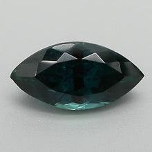 Load and play video in Gallery viewer, 0.71ct Blue-Green Marquise Sapphire  (Kenya)
