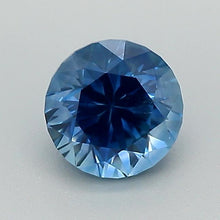 Load and play video in Gallery viewer, 0.88ct Blue Round Brilliant Montana Sapphire
