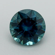 Load and play video in Gallery viewer, 1.04ct Blue Round Brilliant Montana Sapphire
