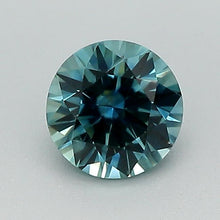 Load and play video in Gallery viewer, 0.74ct Blue Round Brilliant Montana Sapphire

