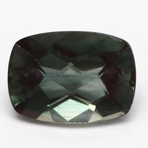 0.75ct Cushion Green and Orange Recycled Treated Andesine