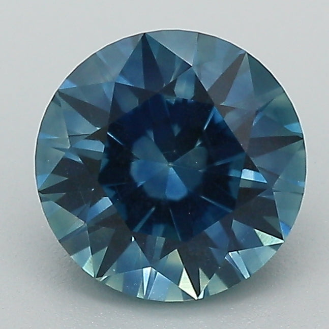 1.97ct Blue Round Brilliant Montana Sapphire