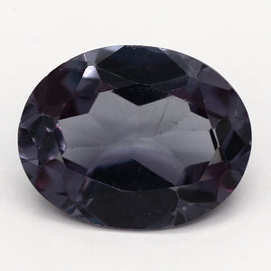 2.45ct Oval Purple to Violet Recycled Synthetic Color Change Sapphire