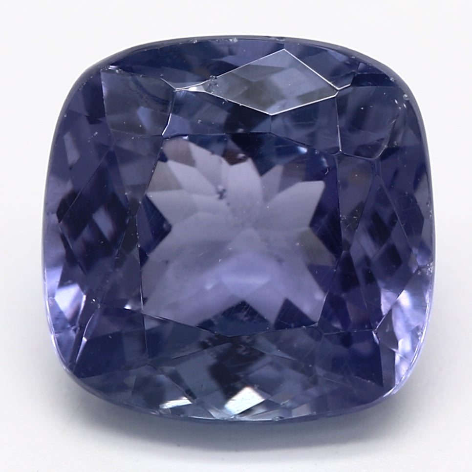 2.32ct Cushion Bluish Violet Recycled Natural Tanzanite