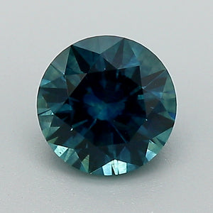 1.04ct Blue Round Brilliant Montana Sapphire