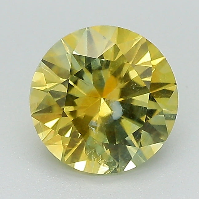 1.53ct Yellow Round Brilliant Montana Sapphire