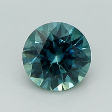 Load image into Gallery viewer, 0.75ct Blue Round Brilliant Montana Sapphire
