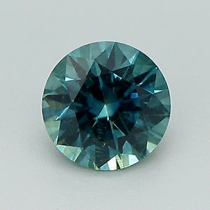0.75ct Blue Round Brilliant Montana Sapphire