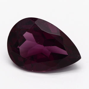 1.96ct Pear Pinkish Purple Recycled Natural Rhodolite