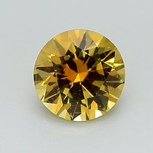 Load image into Gallery viewer, 0.81ct Orange Round Brilliant Montana Sapphire
