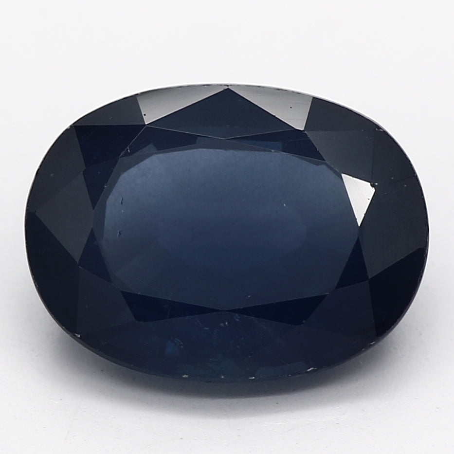 1.66ct Oval Blue Recycled Natural Sapphire