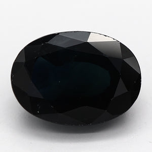 1.27ct Oval Dark Blue Recycled Natural Sapphire