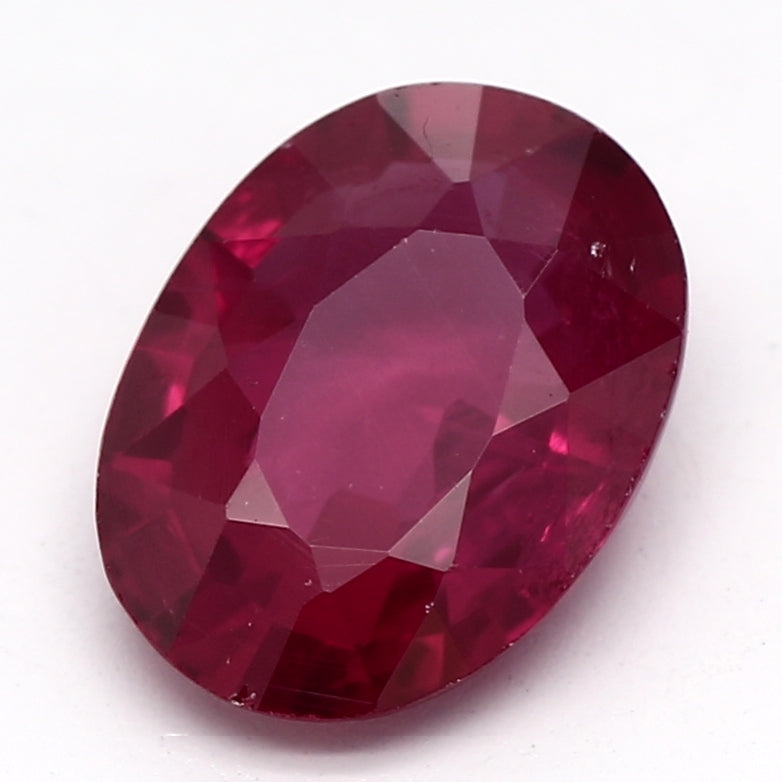 0.85ct Oval Red Recycled Natural Ruby