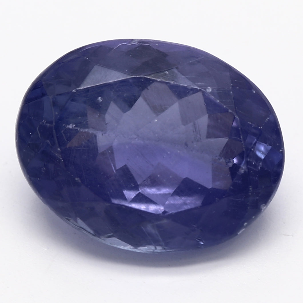 2.66ct Oval Bluish Violet Recycled Natural Tanzanite