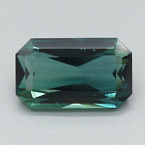 1.34ct Blue-Green Emerald Cut Sapphire  (Kenya)