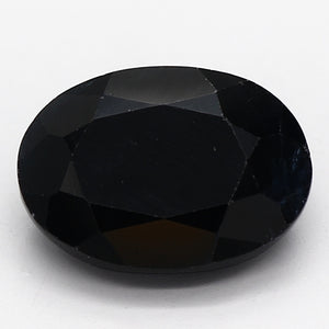 1.23ct Oval Dark Blue Recycled Natural Sapphire