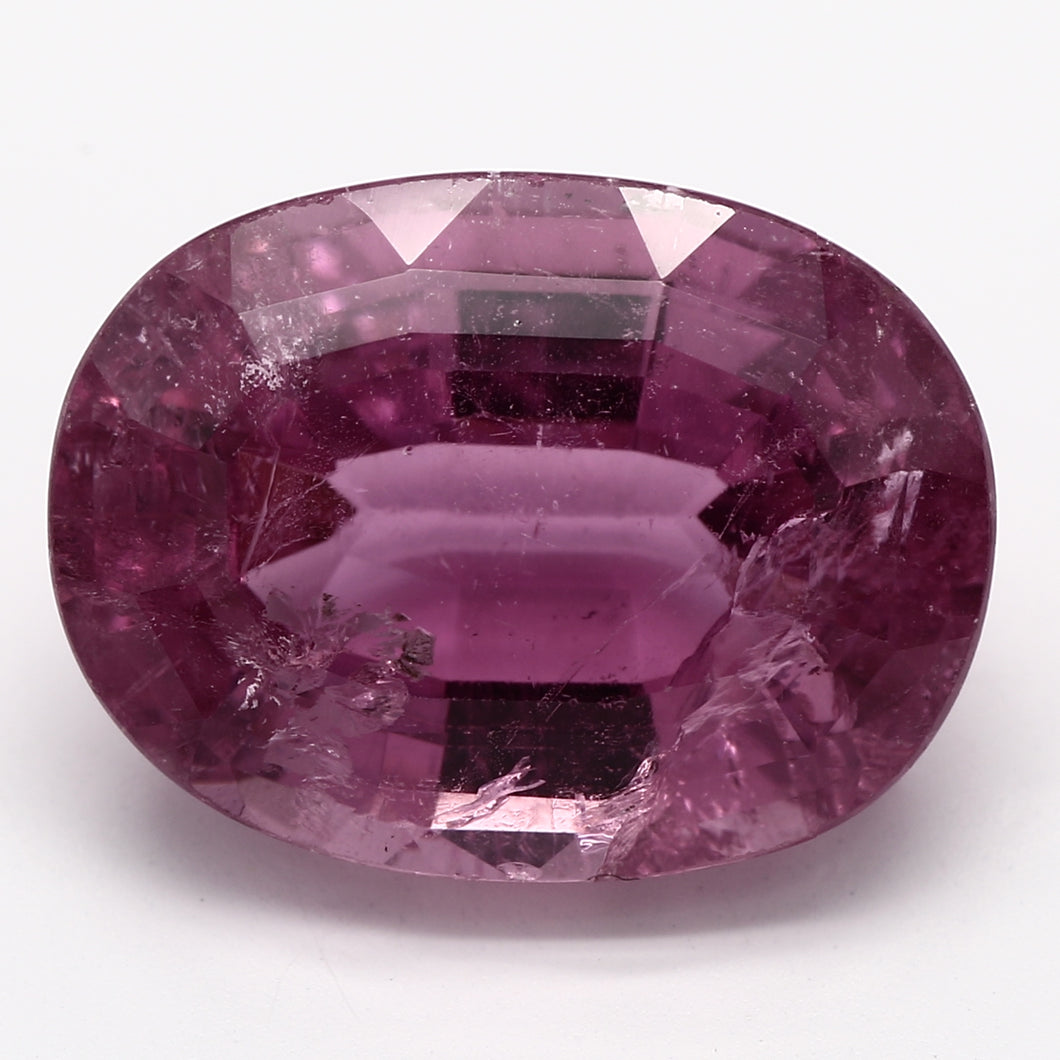 5.37ct Oval Pink Recycled Natural Pink Tourmaline