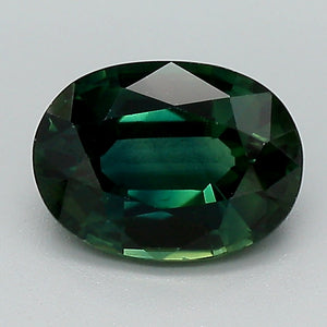 1.63ct Green Oval Cut Sapphire  (Kenya)