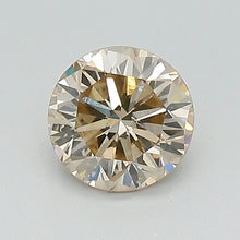 Load image into Gallery viewer, 0.67ct Cognac C2-C3 SI Round Brilliant Diamond

