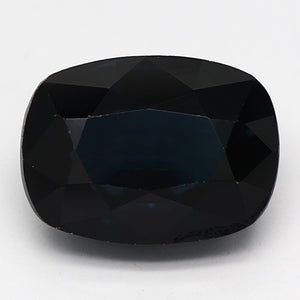 1.34ct Cushion Dark Blue Recycled Natural Sapphire
