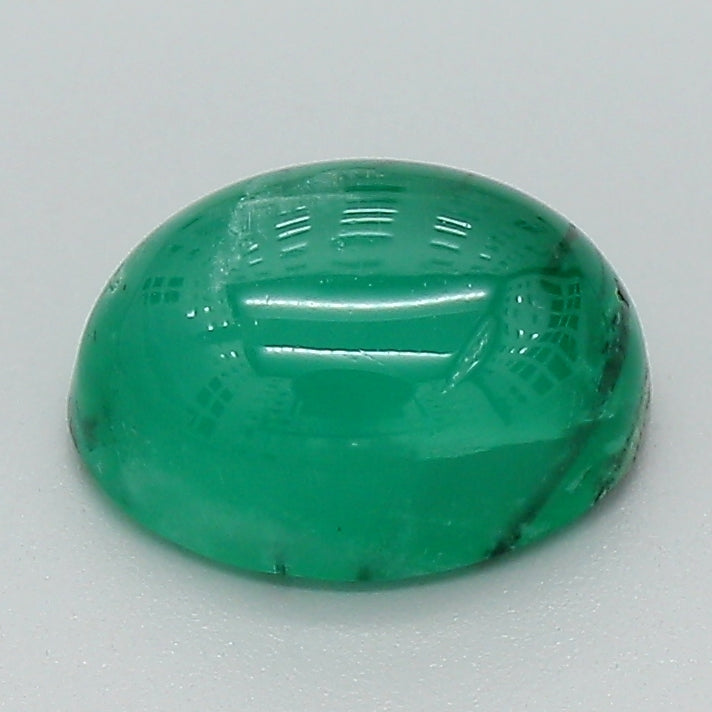1.54ct Green Oval Cut Emerald Cut (Zambia)