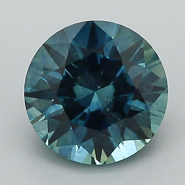 1.63ct Blue Round Brilliant Montana Sapphire